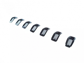 Элемент решетки радиатора grill Jeep Cherokee KL 14-18 дорест черный