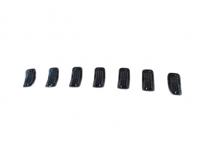 Элемент решетки радиатора grill Jeep Cherokee KL 14-18 дорест черный