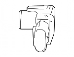 Senzori de parcare pe bara față pentru Toyota Land Cruiser 08-11