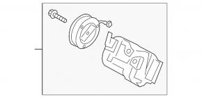 Компрессор кондиционера Ford Escape MK3 17-19 2.0T