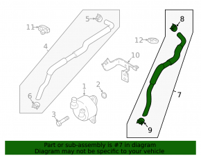 Патрубок охлаждения верхний Mazda CX-5 17-25 2.5