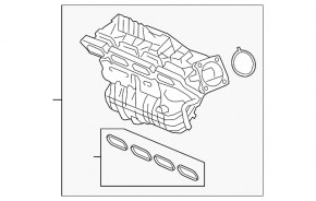 Коллектор впускной Honda Accord 13-17