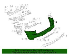 Bara spate nefinisată BMW X3 G01 18-21 M Sport pentru senzori de parcare, grafit, strat protector crăpat