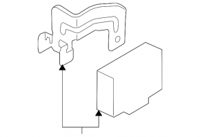 ALARM CONTROL THEFT LOCKING MODULE MAZDA 6 02-05
