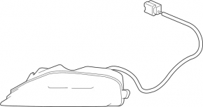 Semnalizator dreapta Infiniti Q50 14-15 nou original