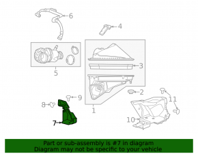 Воздухоприемник Chevrolet Camaro 16-23 2.0Т 6.2