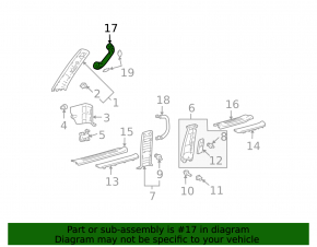 Ручка передних стоек Lexus GX470 03-09