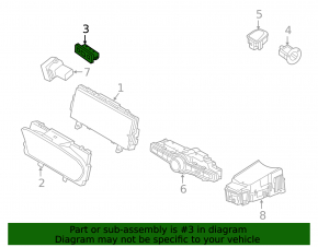 Кнопка открытия двери багажника салонная Volvo XC60 23-26 серая