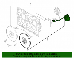Ventilator stanga Audi A6 C7 12-18 3.0T