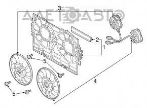 Ventilator stanga Audi A6 C7 12-18 3.0T