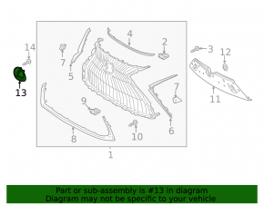 Эмблема решетки радиатора grill Lexus ES300h 19-22