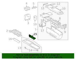 Заглушка центральной консоли правая Lexus RX300 RX330 RX350 RX400h 04-08 бежевая