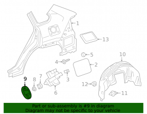 Ornamente pentru încuietoarea ușii rezervorului de combustibil pentru Toyota Rav4 19-25 hibrid