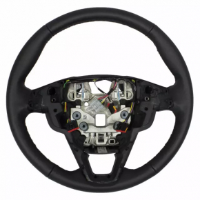 Руль голый Ford Fusion mk5 13-16 резина черн, потертости, надорван