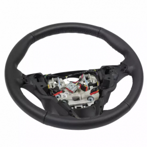 Руль голый Ford Fusion mk5 13-16 резина черн, потертости, надорван