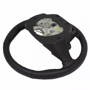 Руль голый Ford Fusion mk5 13-16 резина черн, потертости, надорван