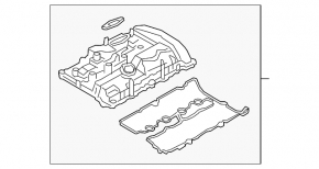 Крышка клапанная BMW X1 F48 16-19 B46