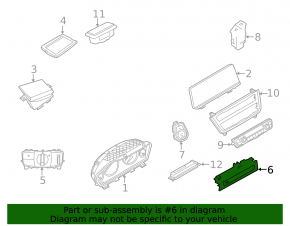 Панель управления радар-круизом и передней камерой 3 кнопки BMW 4 F32/F33/F36 14-20