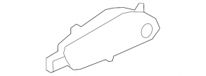 Управление пассажирским сиденьем Porsche Cayenne 19-23 черное с хромом, Comfort