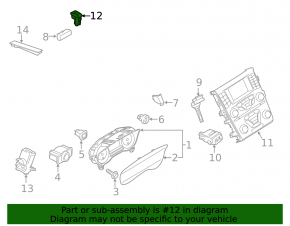Датчик света Ford Mustang mk6 15-23
