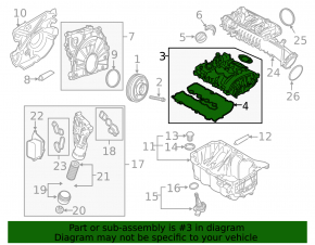 Capac supapă Mini Cooper 14-24 1.5