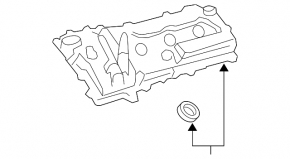 Крышка клапанная Lexus IS250 06-13 правая
