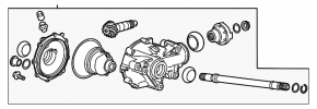 Передний редуктор Cadillac CTS 14-19 3.6