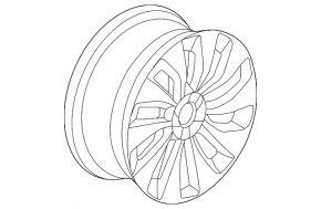 Комплект дисков R17 x 7J 5*114.3 4шт Honda Accord 13-17 hybrid