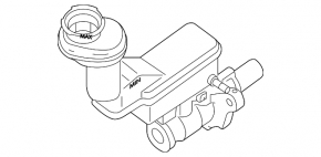 Бачок ГТЦ Nissan Rogue Sport 17-22