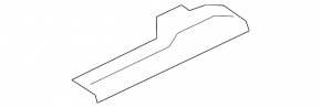 Ornament scaun șofer, lateral stânga, BMW X2 F39 18-23, negru