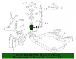 Пружина передняя правая Mazda6 03-08