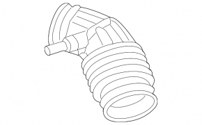 Conductă de aer către filtrul Infiniti JX35 QX60 14-17 Hybrid