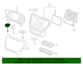 Кнопка паркинг GMC Terrain 18-21