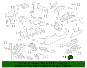 Кнопка P Parking Honda Clarity 18-21