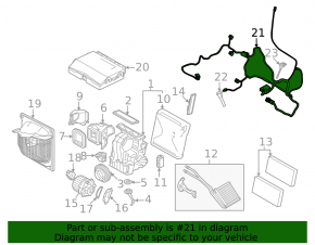 Проводка печки BMW X1 F48 16-22