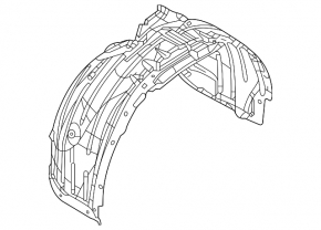 Căptușeală aripă față dreapta Mazda MX-30 22-26