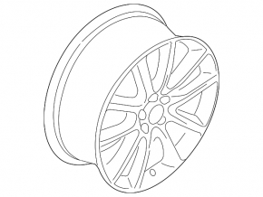 Roată de 19 inch pentru Lincoln MKZ 13-20, tip 3 crom, rezistent la coroziune