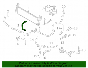Conductă de răcire invertor stânga Lexus RX450hL 18-22