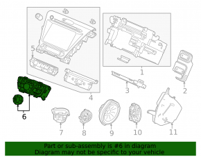 Panoul de control al ecranului Acura MDX 14-17 cu navigație, pentru DVD-ul din spate
