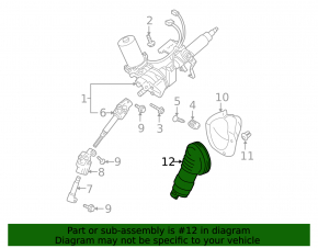 Кожух рулевой колонки Toyota Prius 20 04-09