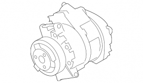 Компрессор кондиционера BMW X5 E70 09-13 3.0d