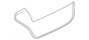 Уплотнитель крышки багажника Mitsubishi Galant 04-12
