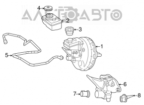 Вакуумный усилитель Mercedes X164 GL W164 ML W251 R