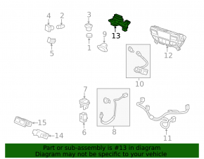 Кнопка IDS Acura MDX 14-14