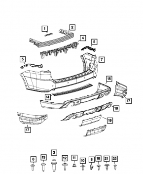 Amortizor bara spate Jeep Grand Cherokee WK2 11-21