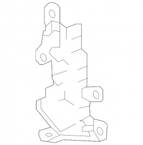 Deflector radiator stânga Honda Accord 16-17 hibrid