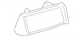 Подсветка номера заднего бампера Lexus Hs250h 10-12