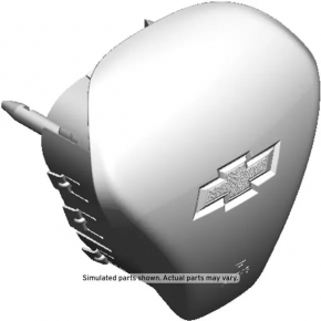 Подушка безопасности airbag в руль водительская Chevrolet Malibu 16-25 серая