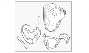 Топливный бак BMW X5 F15 14-18 дополнительный, active 3.0D