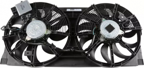 Difuzorul carcasei radiatorului asamblat Nissan Leaf 13-17 SV SL